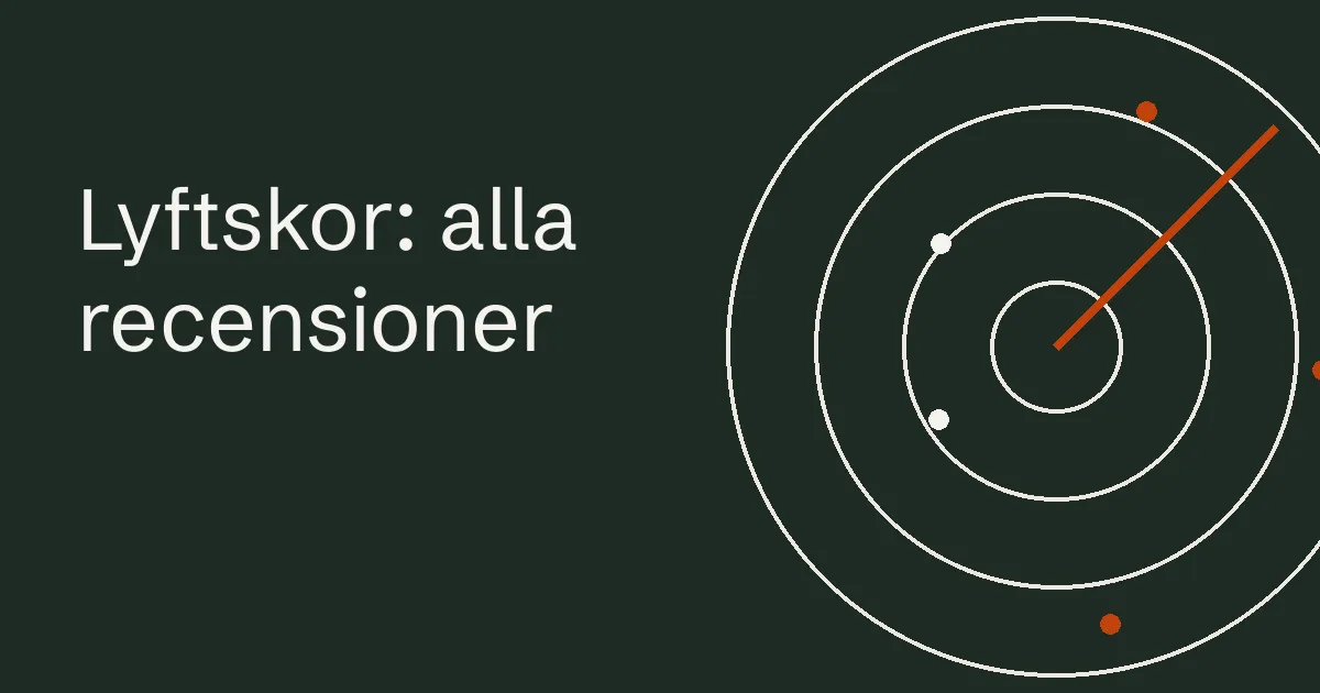 Lyftskor: alla recensioner